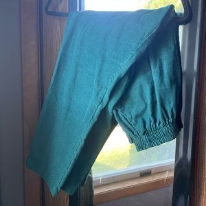 Vintage green corduroy pants